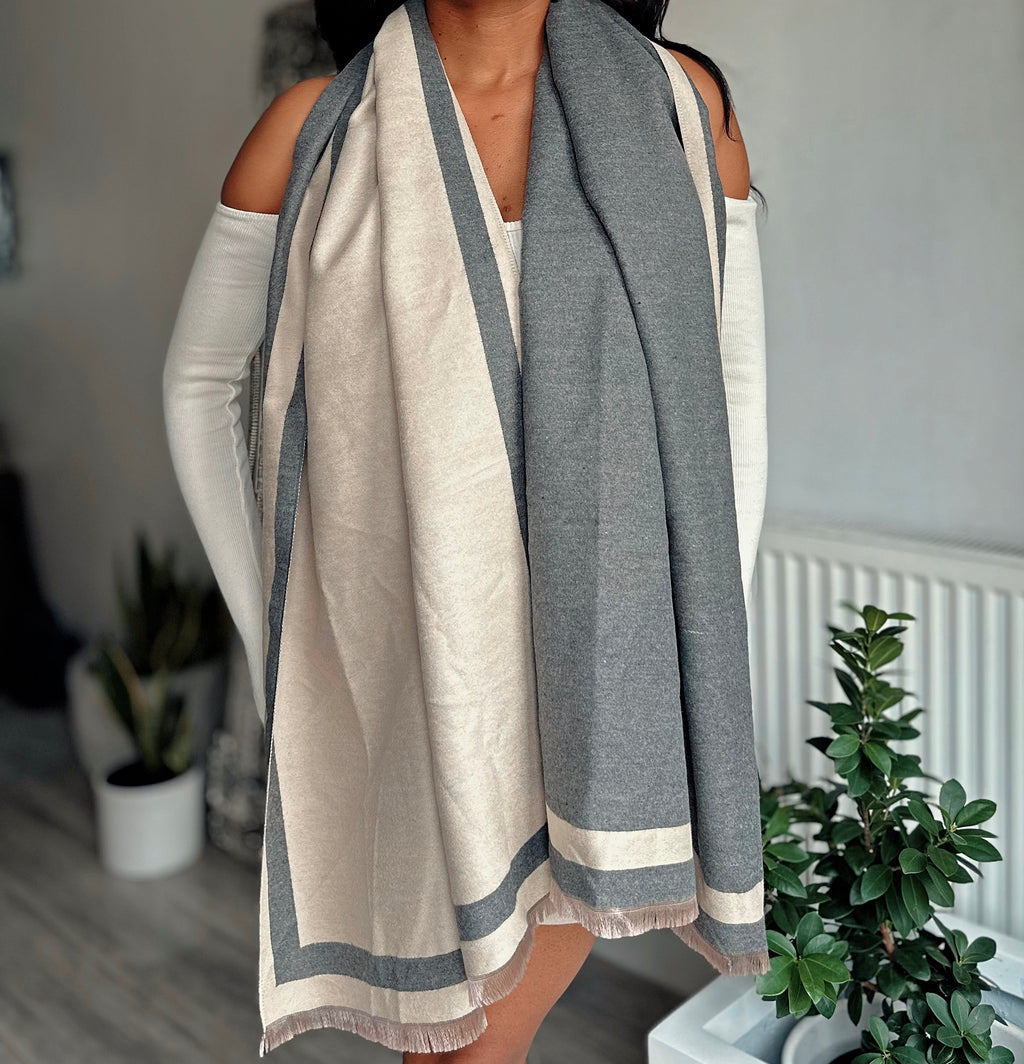 Luxury Scarf Over Shoulder Shawl