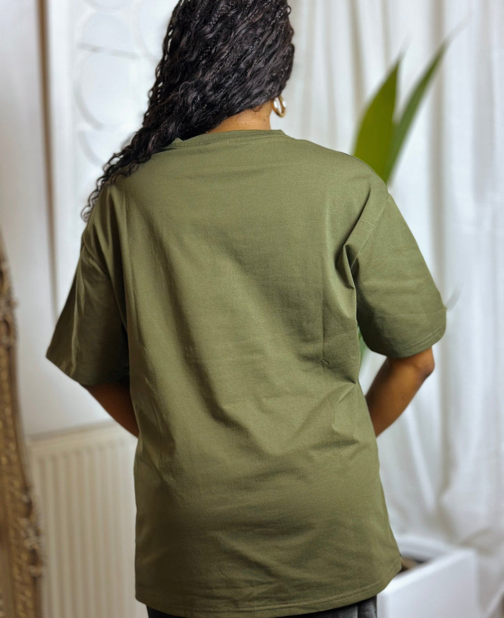 Olive Green Scripture T-shirt