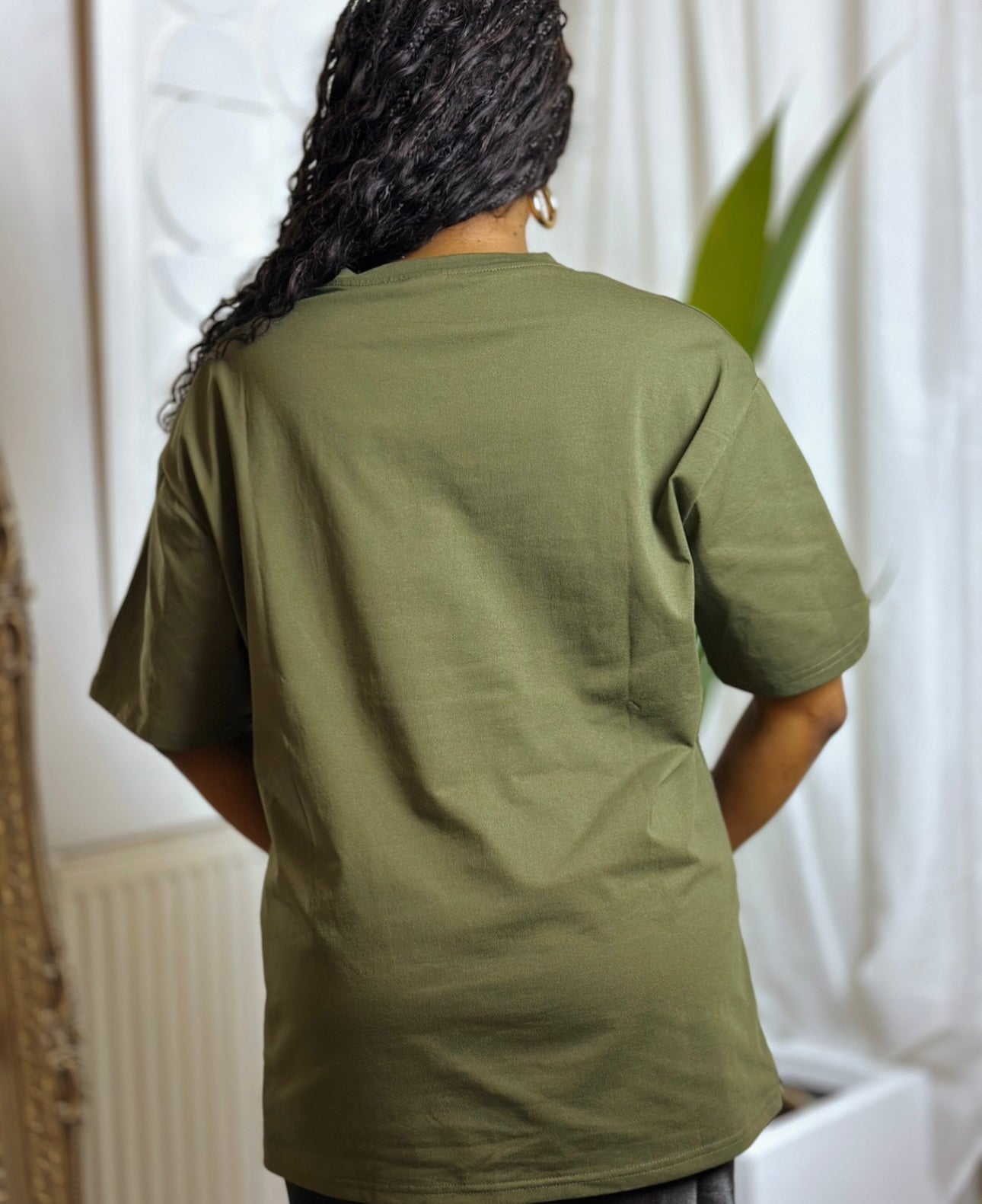 Olive Green Scripture T-shirt