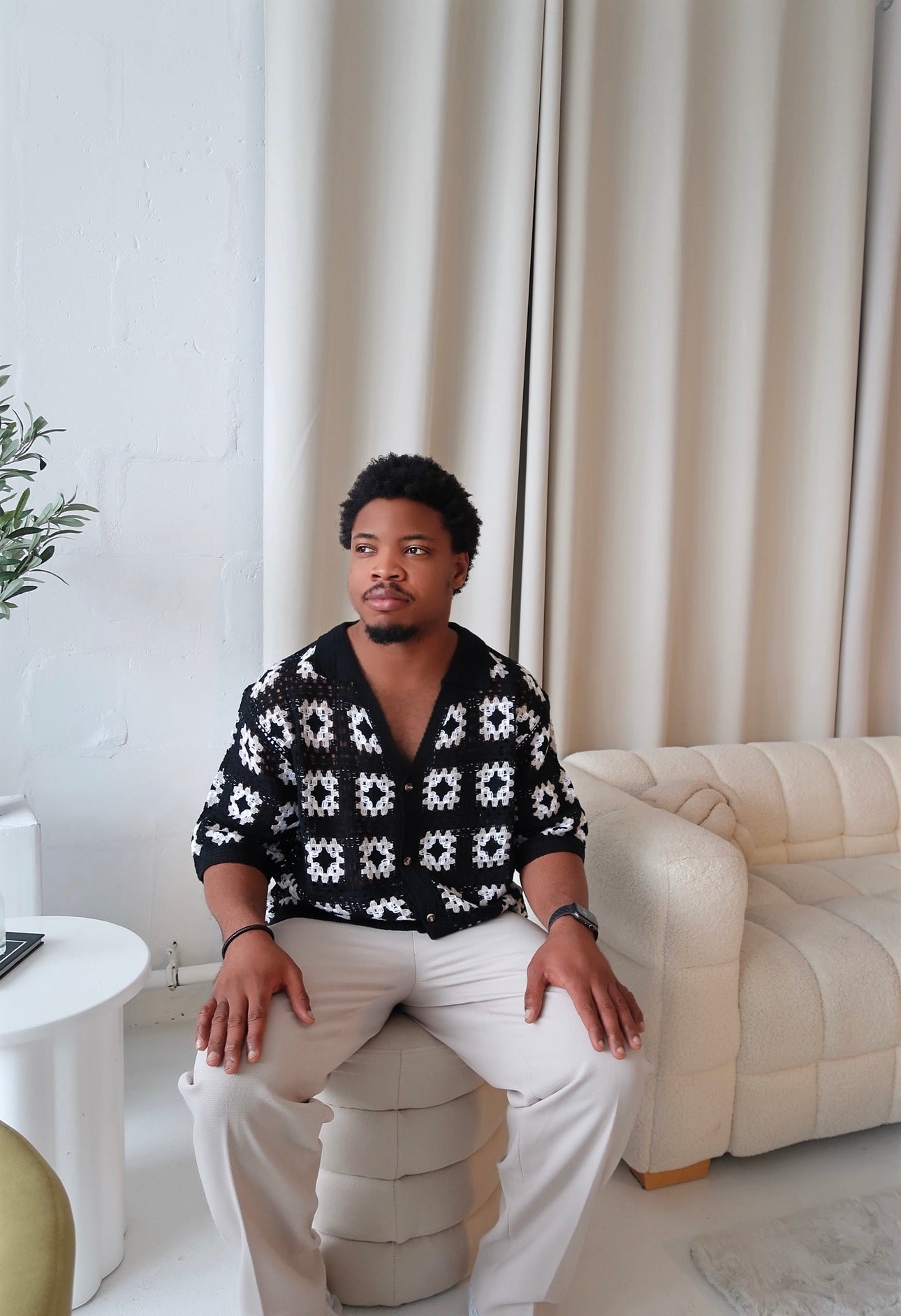 Men’s Crochet Shirt