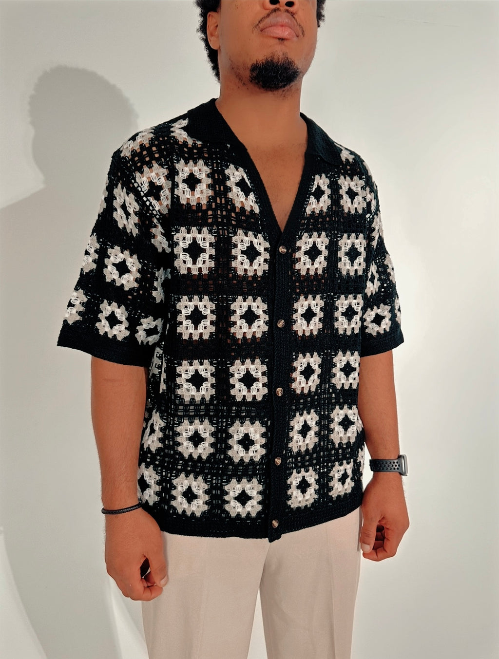 Men’s Crochet Shirt