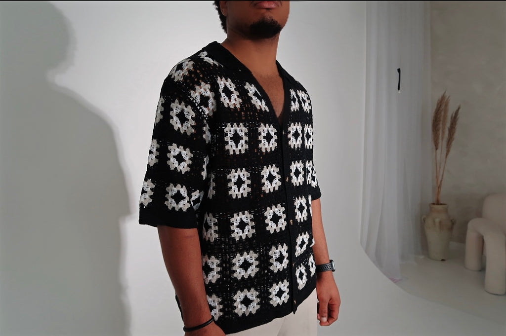 Men’s Crochet Shirt