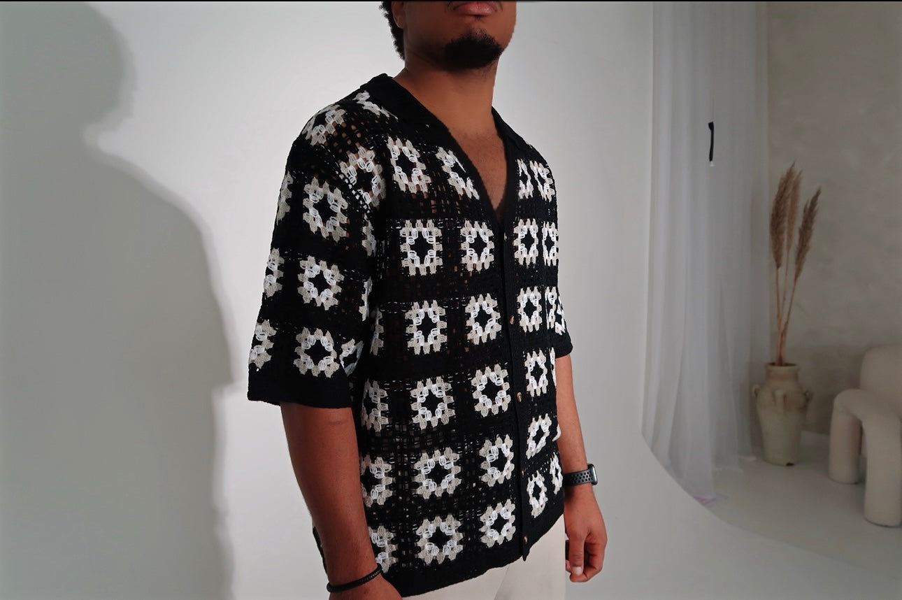 Men’s Crochet Shirt