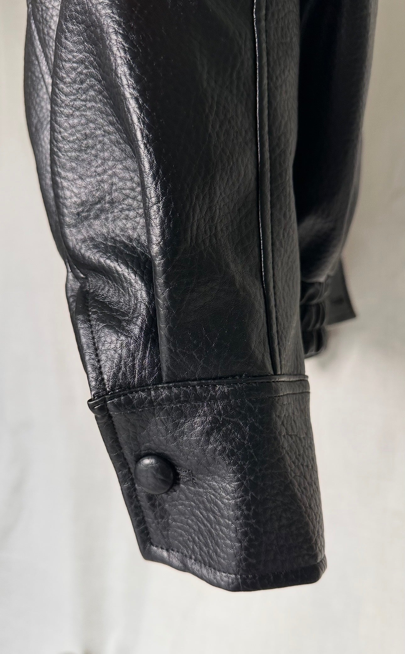 High Collar Faux leather