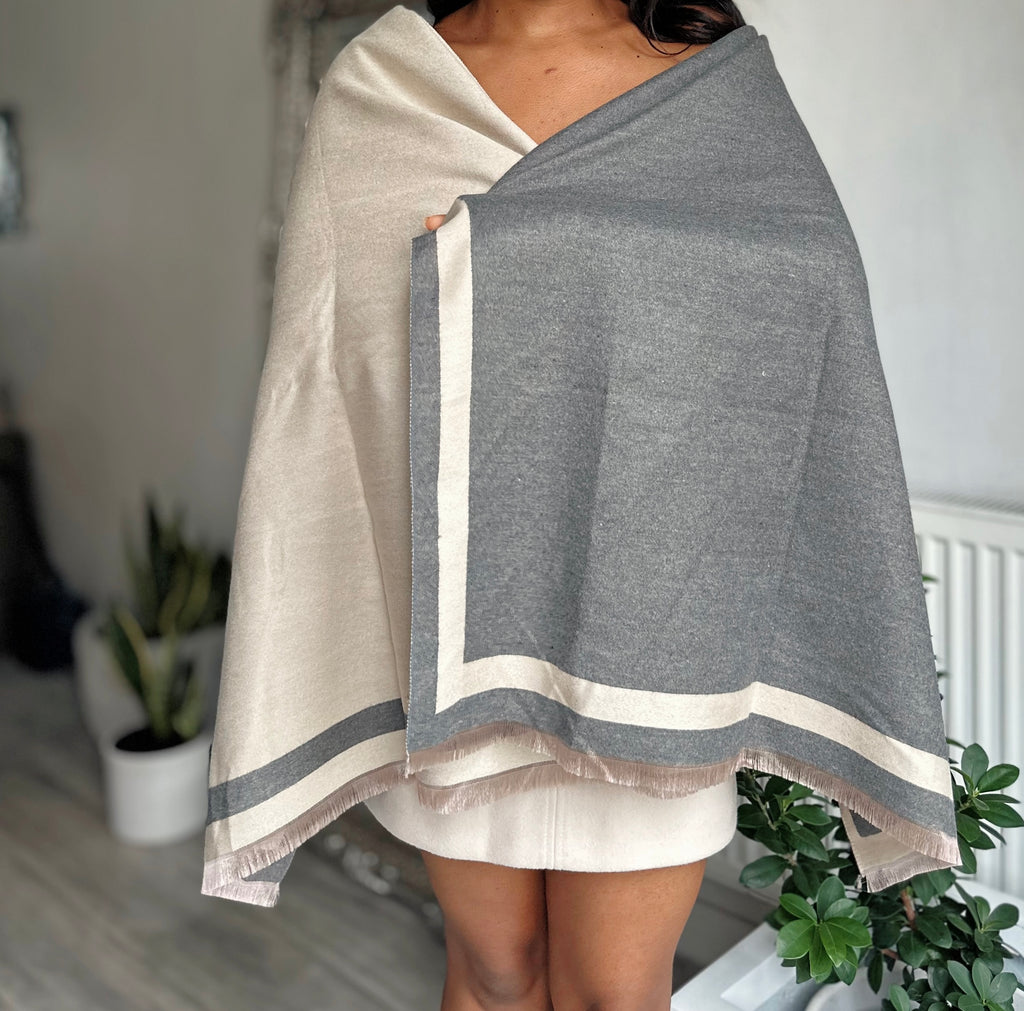 Luxury Scarf Over Shoulder Shawl