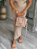 Knitted Midi Skirt