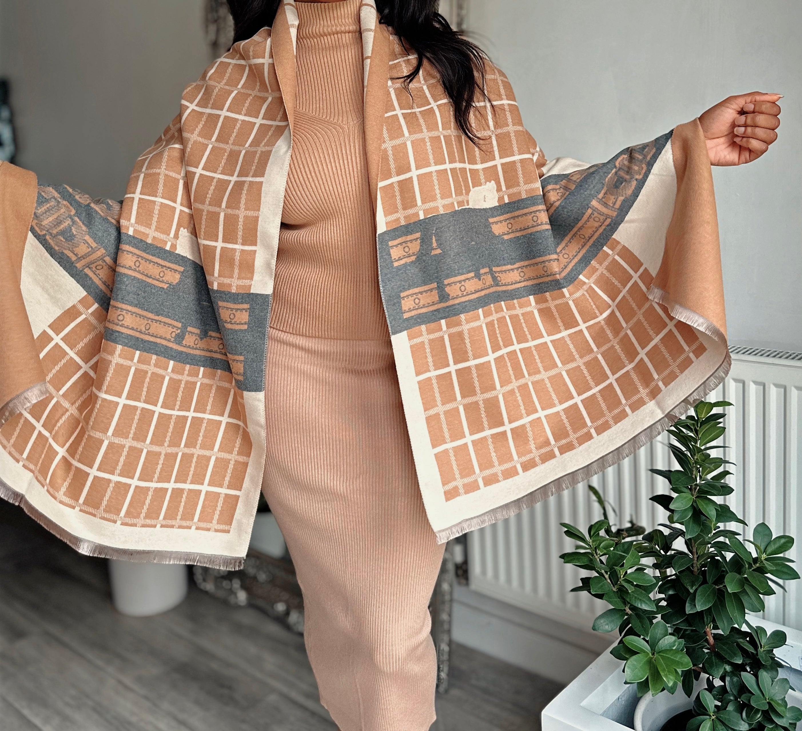 Winter Scarf Blanket Shawl