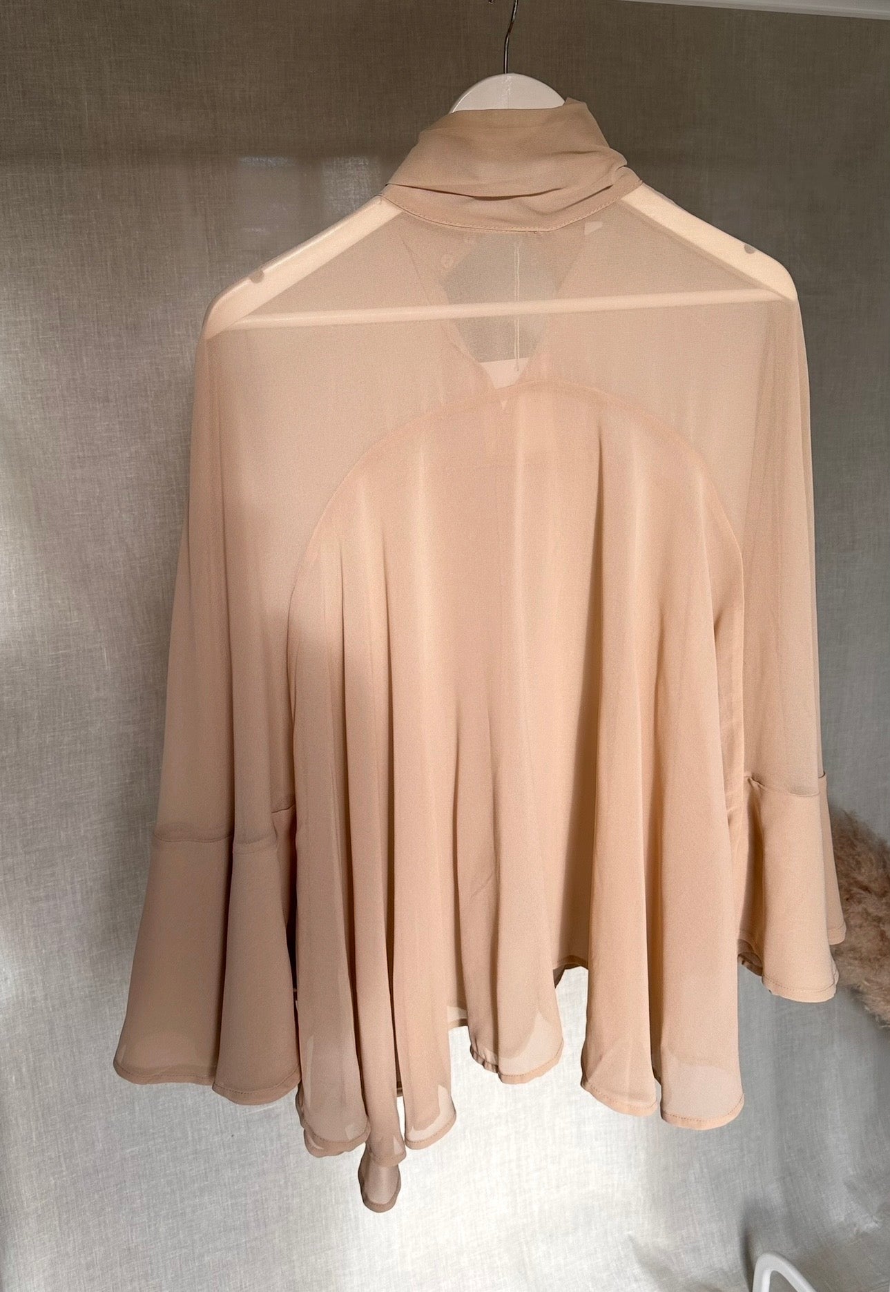 Asymmetrical Chiffon Blouse