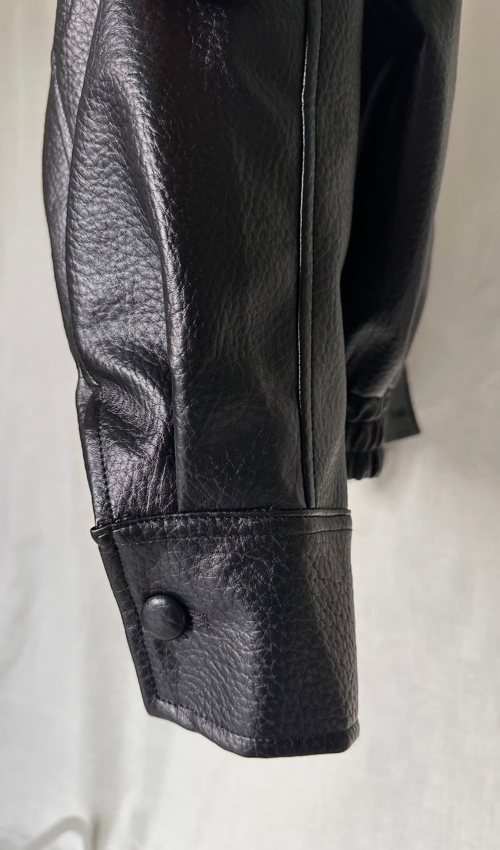 High Collar Faux leather