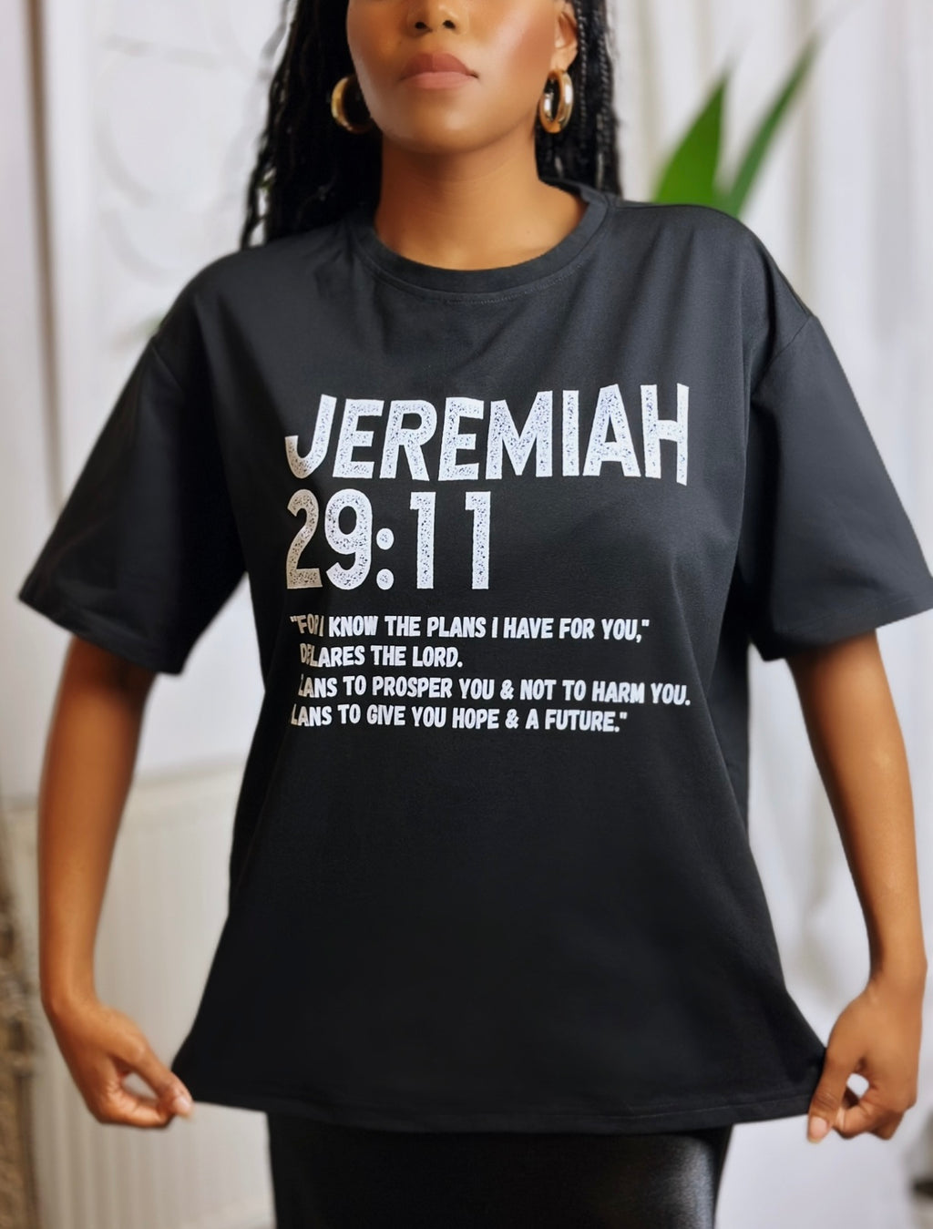 Black Scripture T-shirt UNISEX