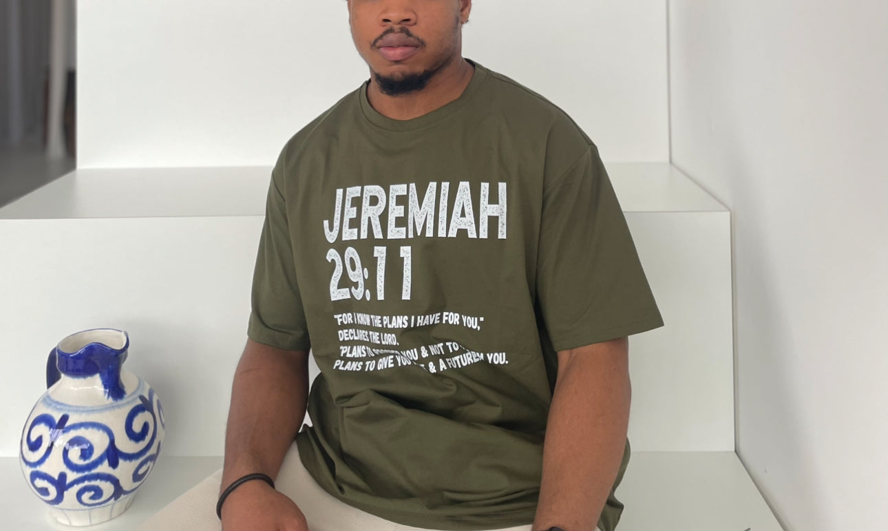 Men’s Casual T-Shirt With Scripture